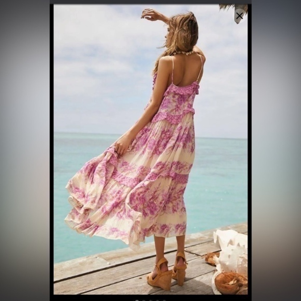 🌸 Stunning Spell & The Gypsy Coco Lei Strappy Dress - Size Small